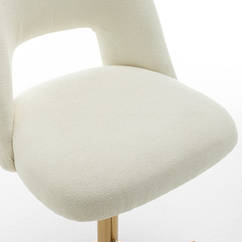 Best Quality Furniture Adjustable Textured Fabric Barstools with Chrome Finish Base (Set of 2)