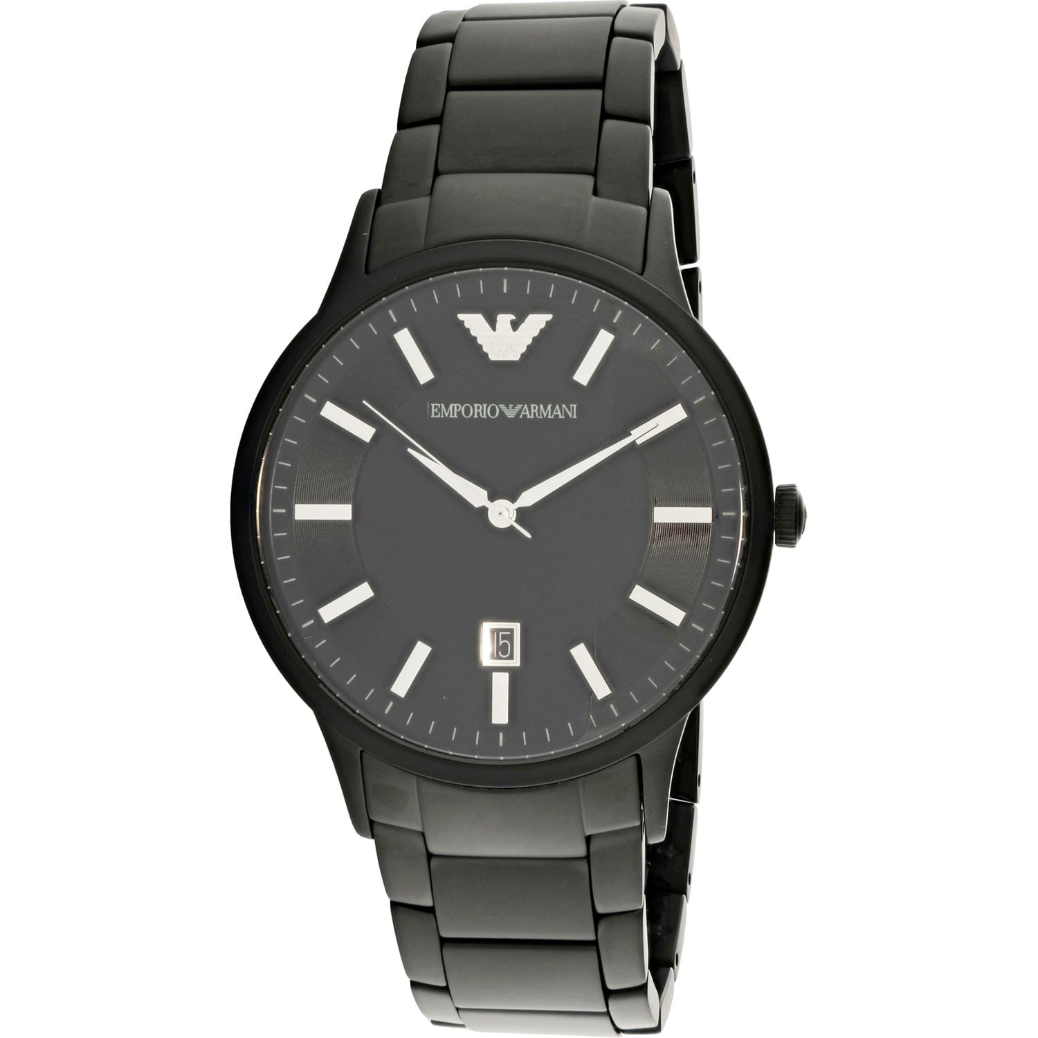 armani mens watch stainless steel