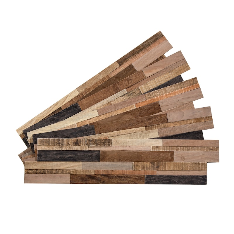Rustic Grove Wall Panel - 5 Pack - Aged Barn