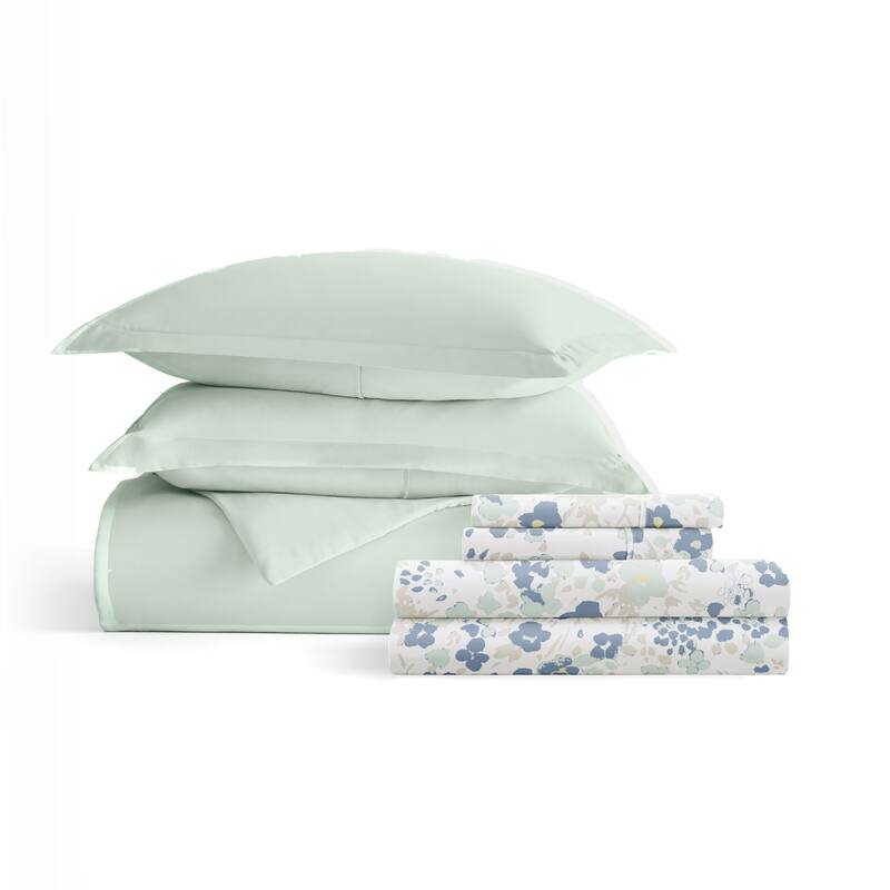 8pc Solid Duvet Bundle