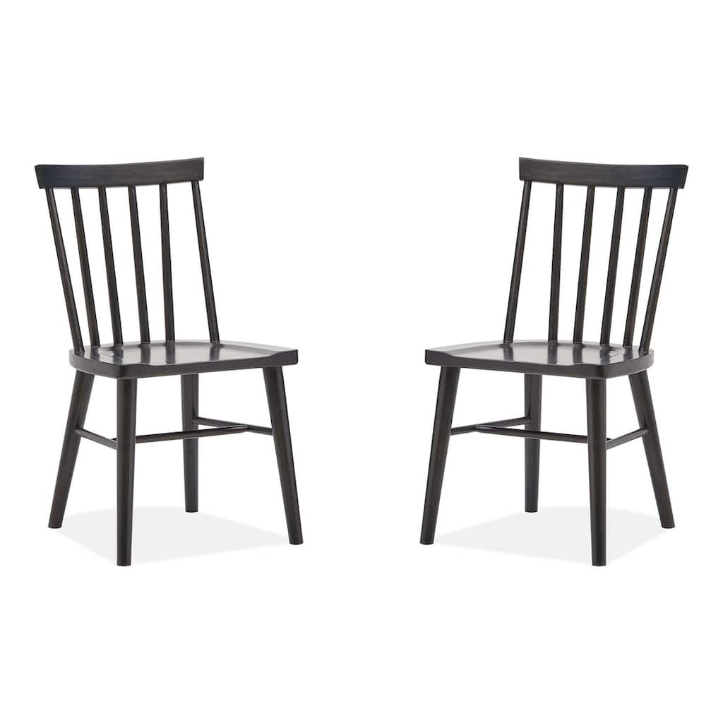 Magnussen Home Lindon Coffee Bean Side Chair Two Pack - 20''W x 20.5''D x 36''H