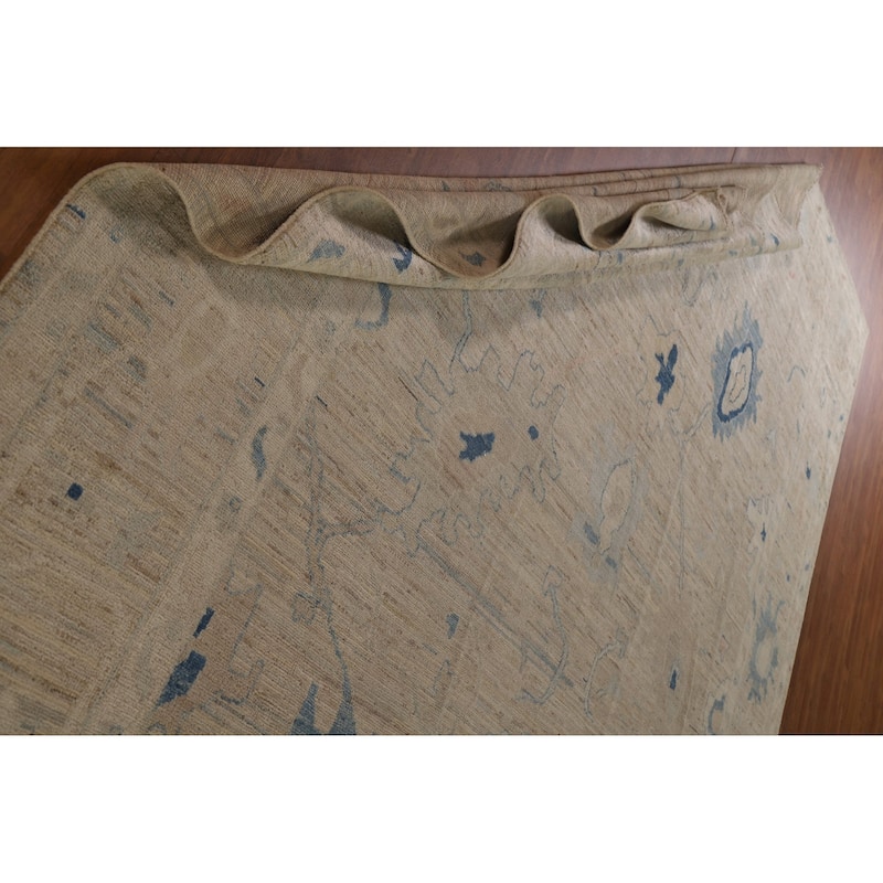 Oushak Oriental Area Rug Hand-knotted Wool Carpet - 10'0"x 13'5"
