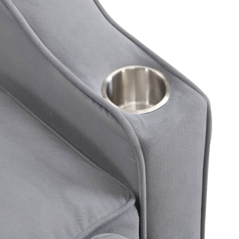 Anmytek 3-in-1 Convertible Velvet Loveseat Sleeper Sofa Pullout Bed Adjustable Backrest