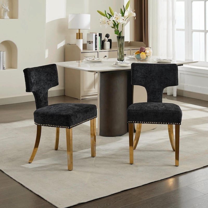 Mid Century Modern Dining Chairs Set of 2