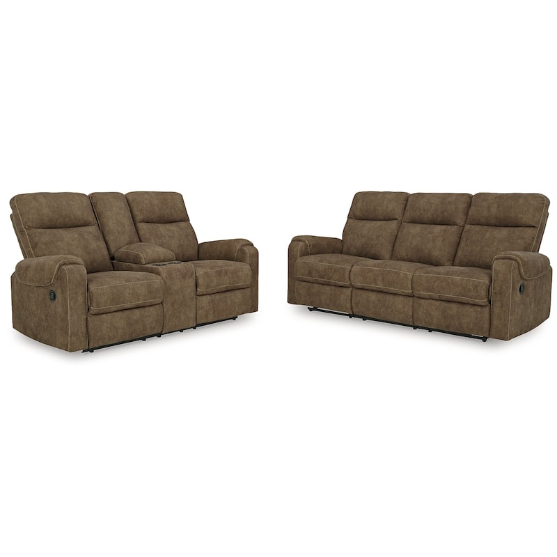 Signature Design by Ashley Edenwold Dark Brown 2-Piece Upholstery Package - 86" W x 40" D x 40" H