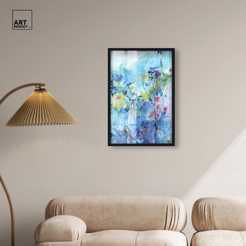 Heavenly Blue II Shadowbox by Art Remedy