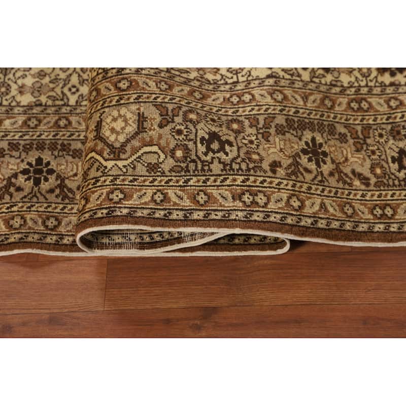 All-Over Anatolian Turkish Vintage Area Rug Hand-Knotted Wool Carpet - 6'7" X 9'10"