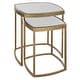 preview thumbnail 4 of 5, Uttermost Vista Gold Nesting Tables, Set Of 2 - 20"W x 24"H x 20"D