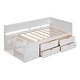 preview thumbnail 9 of 28, Twin Size Daybed with Drawers and Shelves