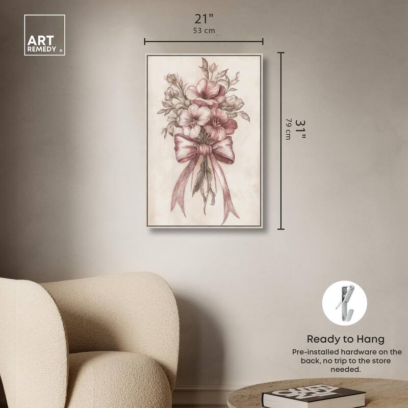 Tied with Tenderness II Canvas by Art Remedy
