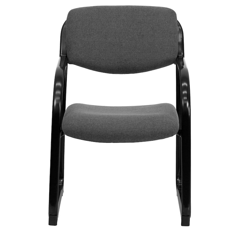 Fabric Executive Side Reception Chair with Sled Base