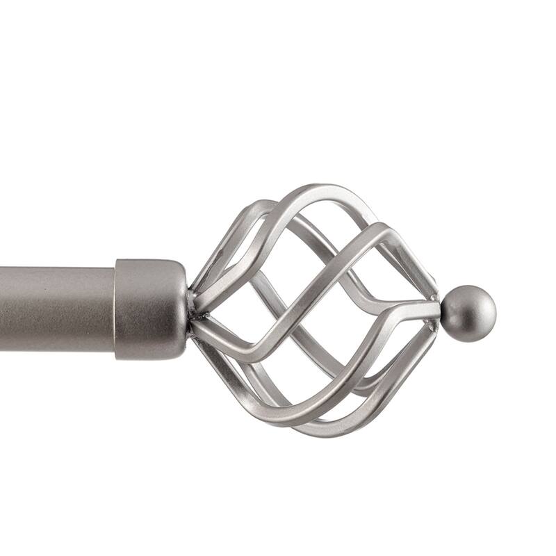 Porch & Den Freret 1-inch Curtain Rod and Finial Set