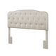 preview thumbnail 3 of 14, Best Quality Furniture Upholstered Button Tufted Panel Bed