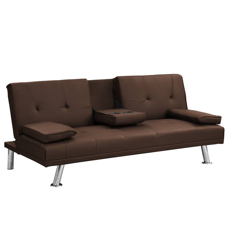 Wooden frame lounge chair with armrests stainless steel legs