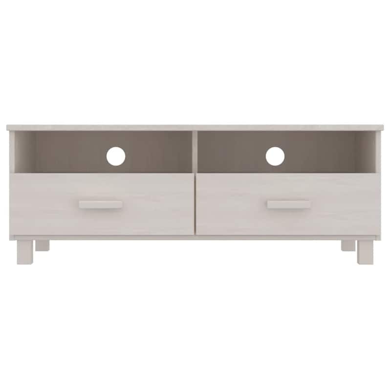 vidaXL TV Stand TV Console Sideboard TV Unit Cupboard HAMAR Solid Wood Pine - 41.7" x 15.7" x 15.7"