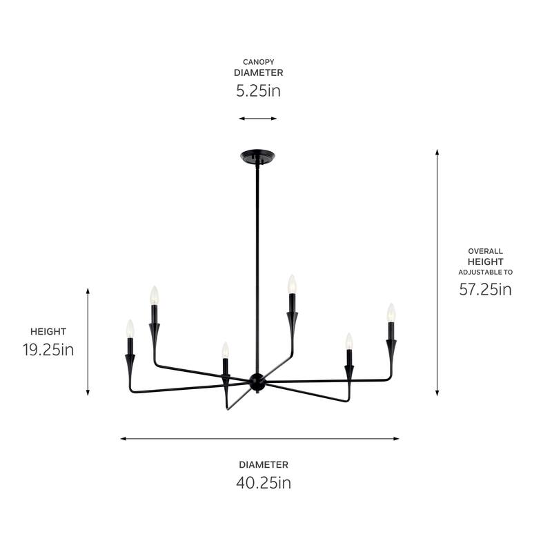 Kichler Lighting Alvaro Candle Chandelier