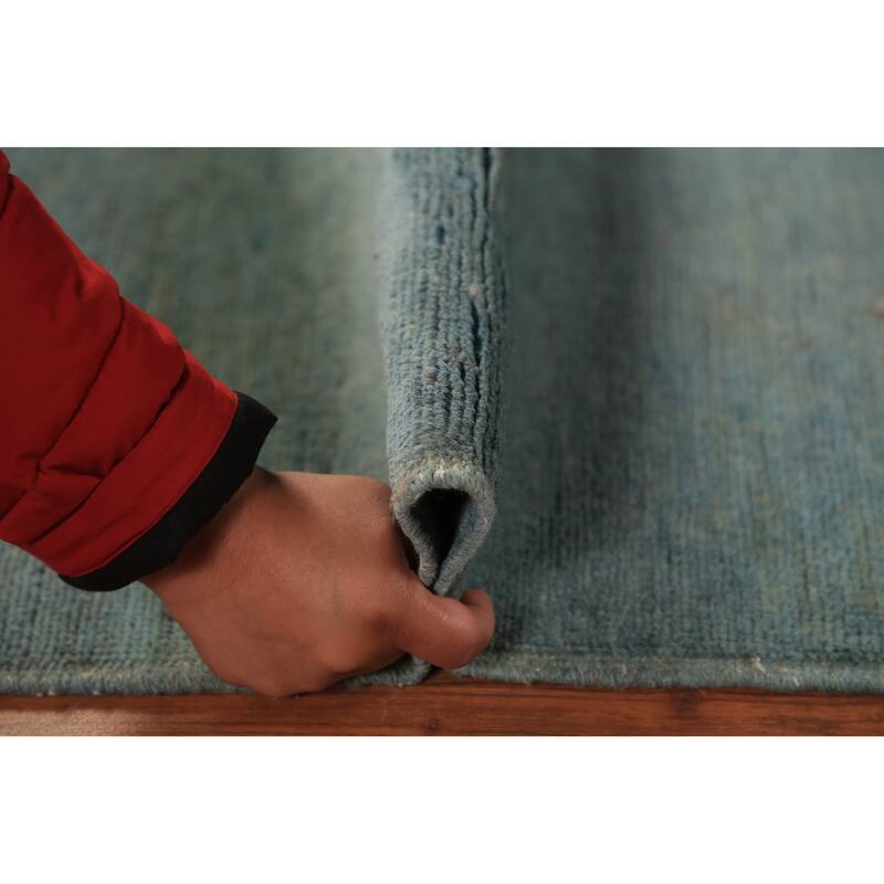 Stripe Gabbeh Oriental Foyer Rug Hand-Knotted Wool Carpet - 2'3" x 4'3"