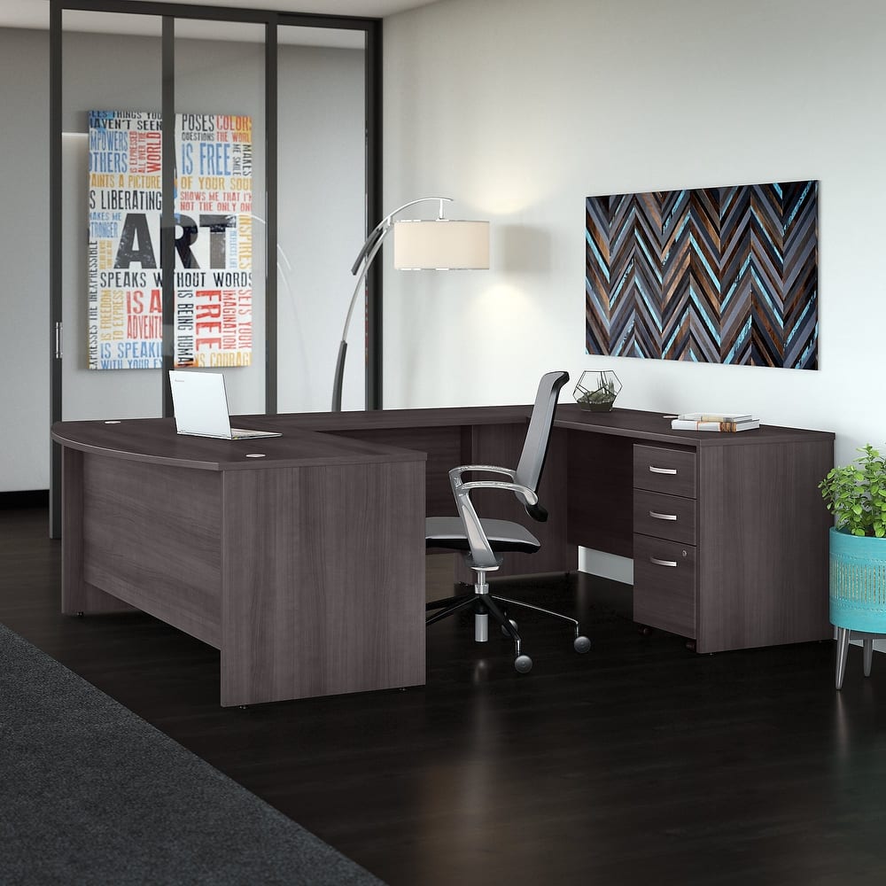 Studio C 72W U Shaped Desk with Drawers by Bush Business Furniture