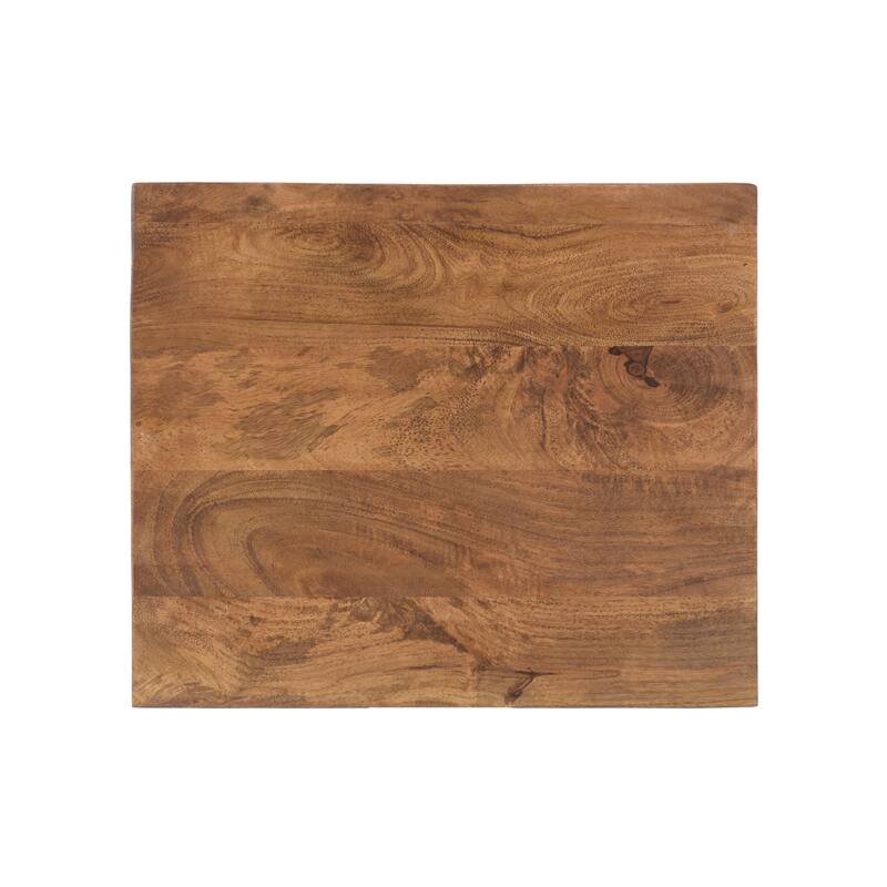 Wooden & Iron Bedside Cabinet - Stylish Storage for Bedroom/Living Room