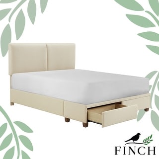 Finch Maxwell Upholstered Storage Bed with 2 Large 29