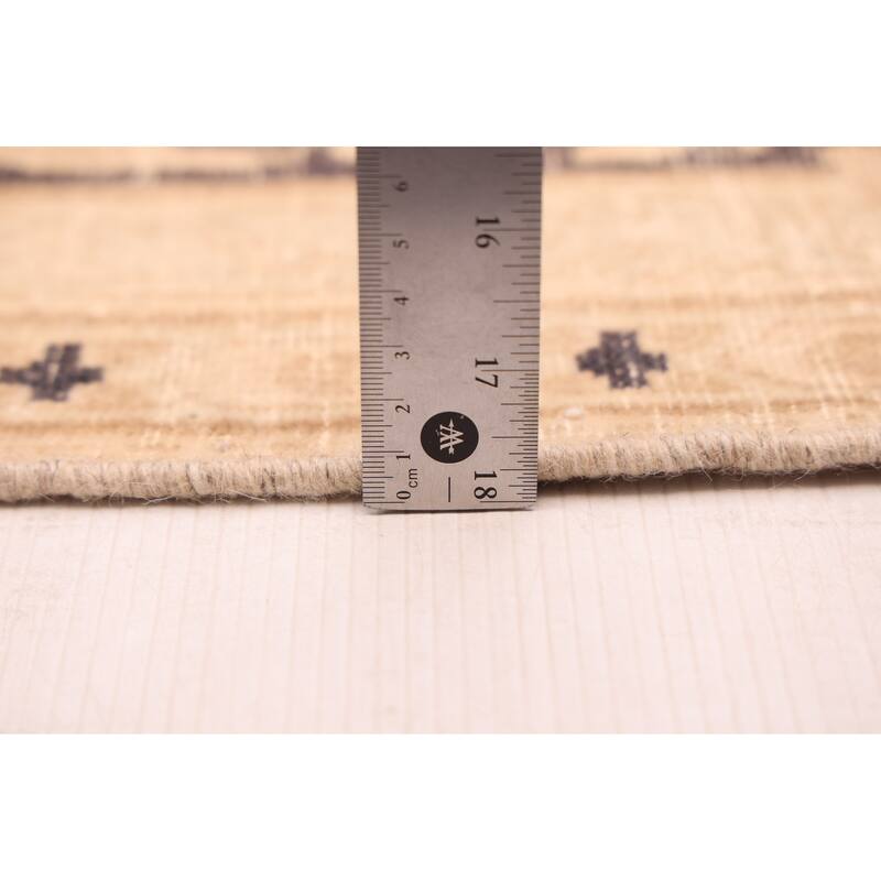 ECARPETGALLERY Hand-knotted Antalya Vintage Dark Grey Wool Rug - 9'10 x 12'10