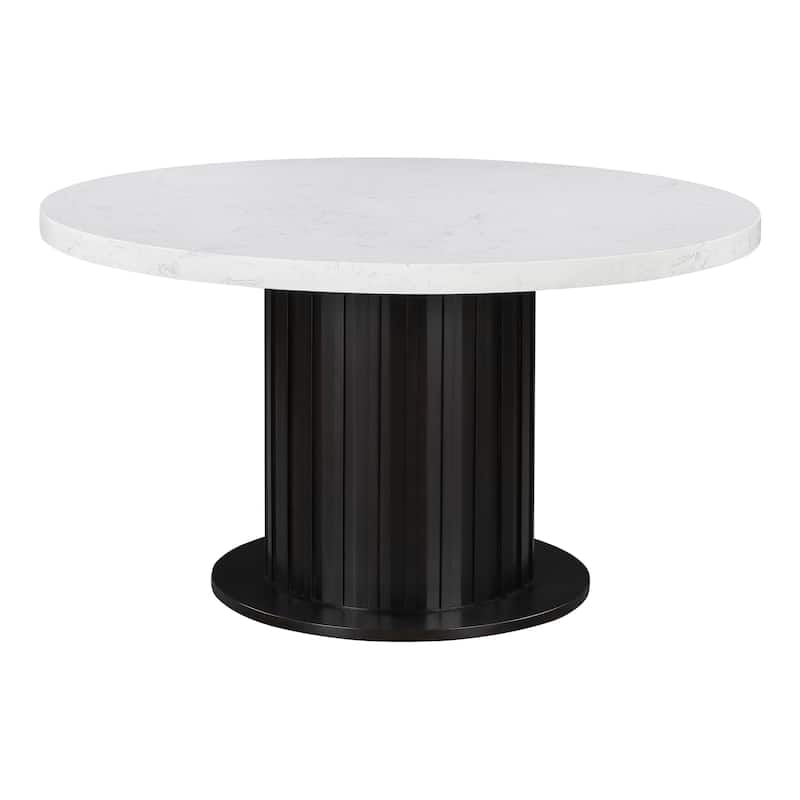 Belinda 5-piece Round Dining Set with Upholstered Chairs
