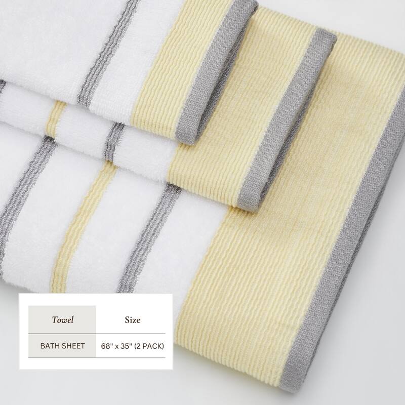 Linery & Co. Luxury Cotton Decorative Towel Set.