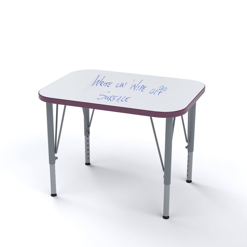 Tot Mate Versa Kids Desk Rectangle 27" x 20" Classroom Table