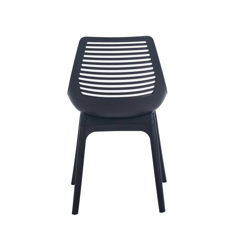 Porthos Home Moe Dining Chairs Set of 2, Sturdy Plastic Shell And Legs