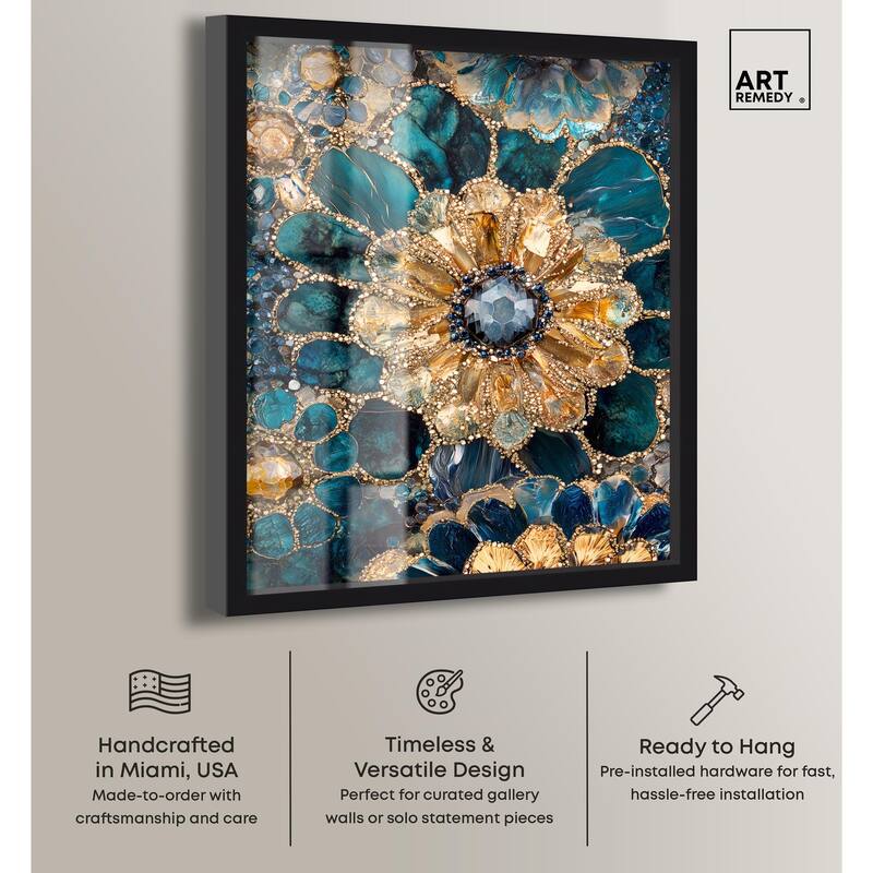 Opulent Geode IV Shadowbox by Art Remedy