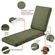 preview thumbnail 2 of 19, Classic Accessories Montlake Water-Resistant 74 x 23 x 3 Inch Patio Chaise Lounge Cushion