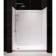 preview thumbnail 19 of 38, DreamLine Flex 30 in. D x 60 in. W x 76 3/4 in. H Pivot Shower Door, Shower Base and Backwall Kit - 30" x 60" - 30" x 60"