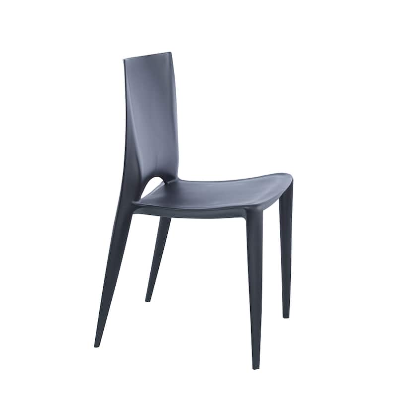 Porthos Home Garin Stackable Dining Chairs Set Of 4, Overall Plastic