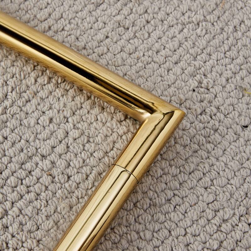 Modern dining chairs with faux leather padded seats, dining room chairs, gold metal leg upholstered chairs