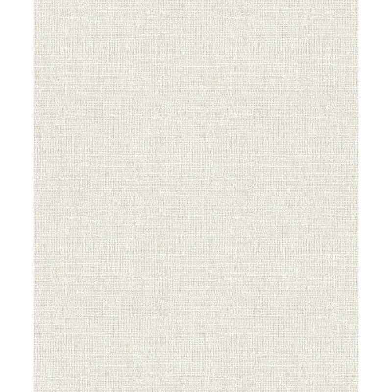 Seabrook Designs Aureline Faux Non-Woven Unpasted Wallpaper - 20.9 in W x 33 ft. L - Oat Milk