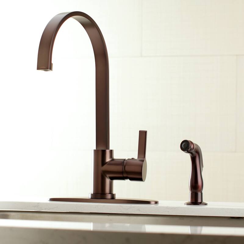 Continental 1-Handle Kitchen Faucet with Side Sprayer