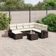 Option Brown and cream Large With table