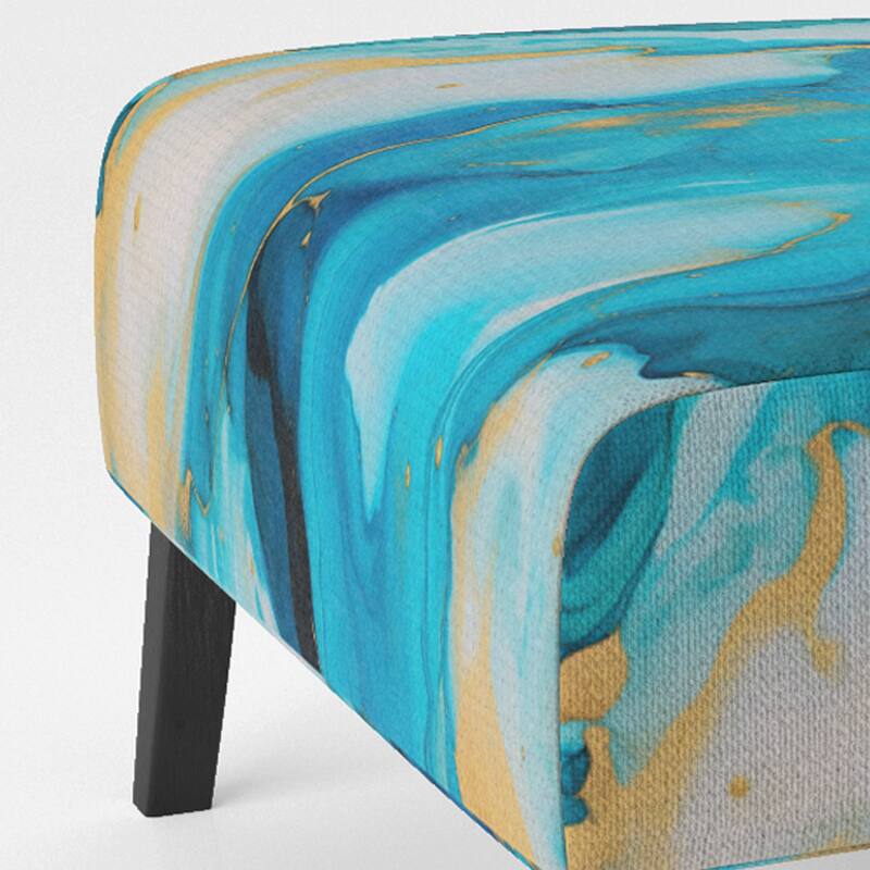 Designart "Segment Layers of Marbled Rock" Upholstered Fractals Accent Chair and Arm Chair