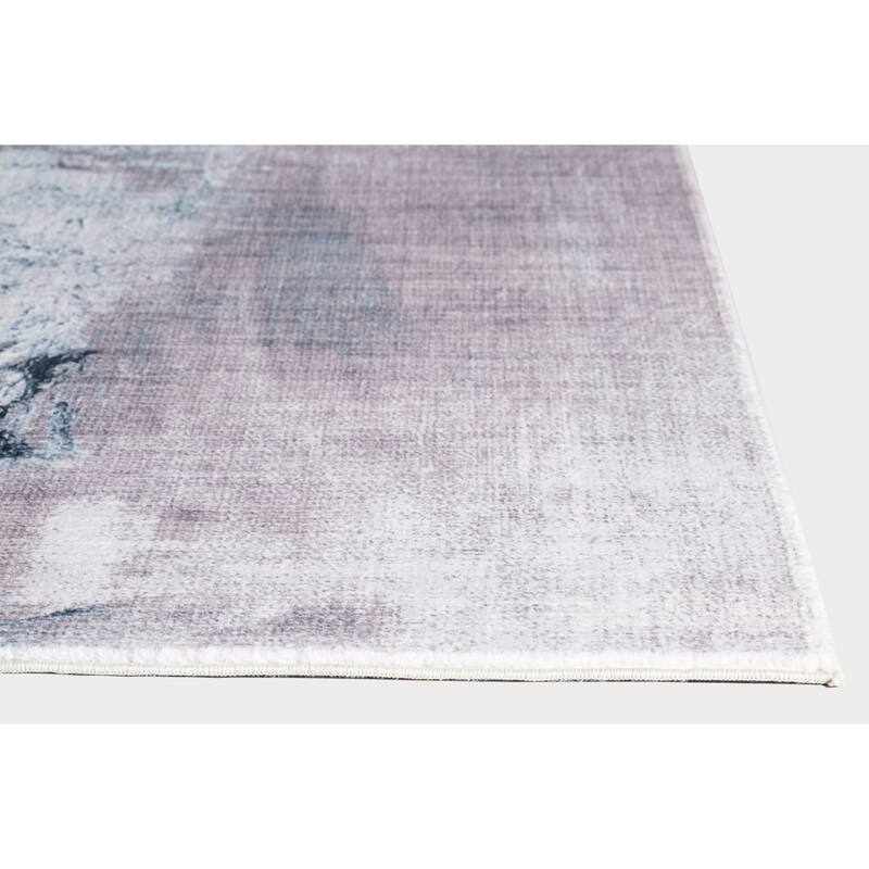 Domani Comfort Modern Abstract Faux Fur Rug