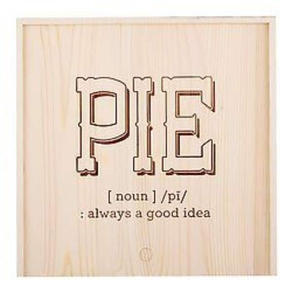 Wood Pie Box, Pi Day Decorations, Pi Day Gifts, Pi Day, Gift for