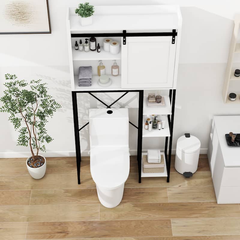 Over-the-Toilet Bathroom Storage Cabinet