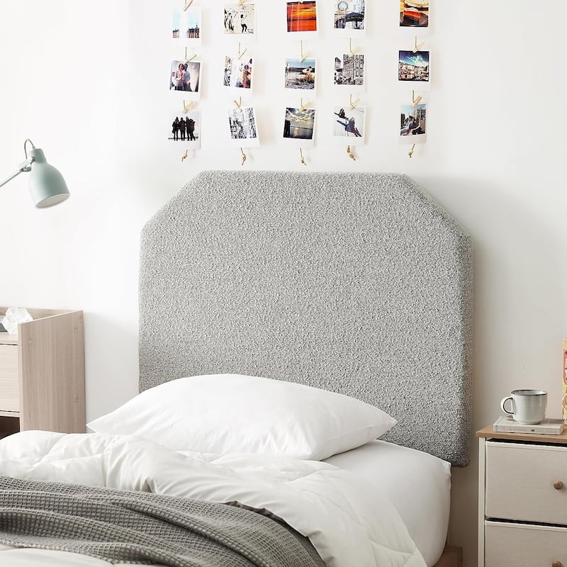 Tavira Allure® Boucle Dorm Headboard with Legs by DormCo