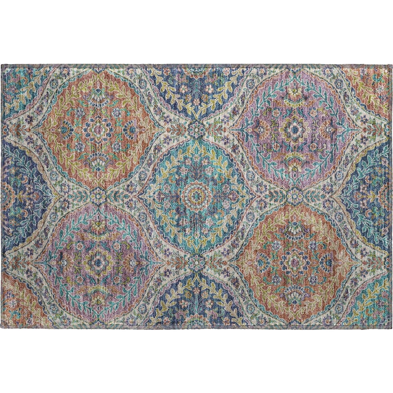 Premium Washable Super Soft Traditional Global Mayfield Rug