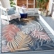 preview thumbnail 46 of 53, SAFAVIEH Cabana Tawnee Indoor/ Outdoor Waterproof Transitional Rug 4' x 6' - Black/Rust