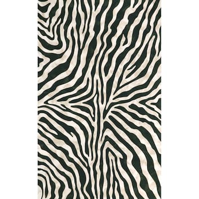 Liora Manne Visions I Zebra Skin Handmade Indoor/ Outdoor Area Rug