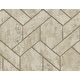 preview thumbnail 1 of 1, Seabrook Designs Verallo Patina Tiles Unpasted Wallpaper - 27 in. W x 27 ft. L 27 in. W x 27 ft. L - Metallic Taupe