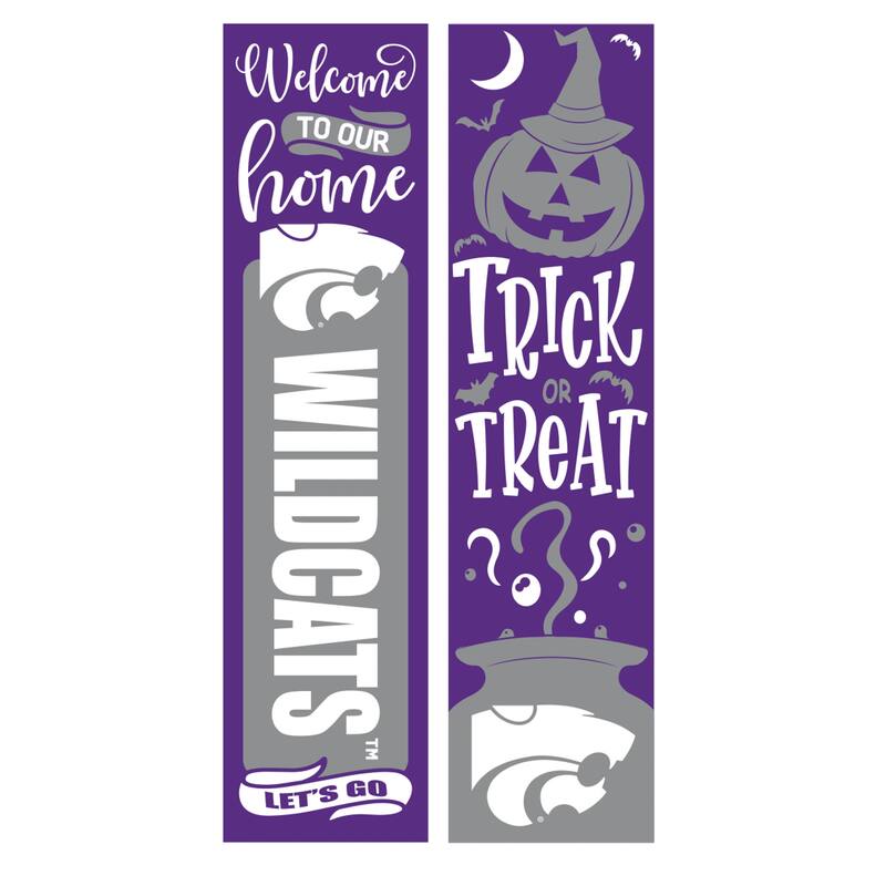 47" Double Sided Seasonal Porch Leaner, Kansas State University - 47" x 11.25"