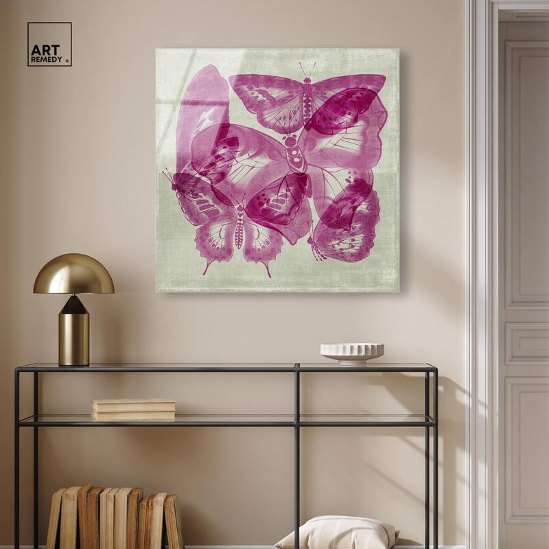 Fluttering Wings Acrylic by Art Remedy, Ready to Hang