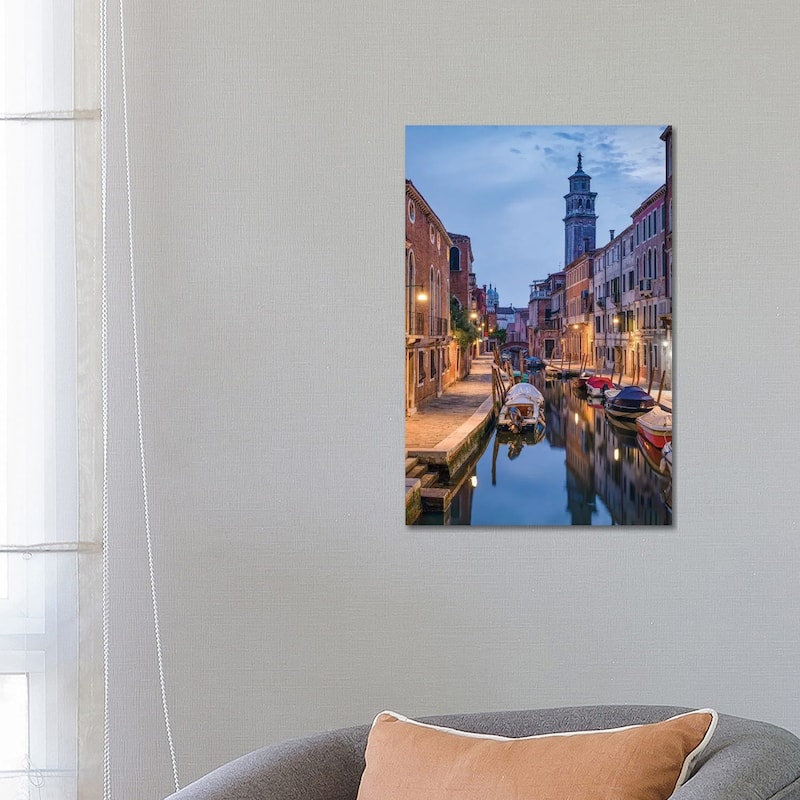 iCanvas "Rio Di San Barnaba, Dorsoduro, Venice, Italy" by Jan Becke Canvas Print - 26x18x1.5