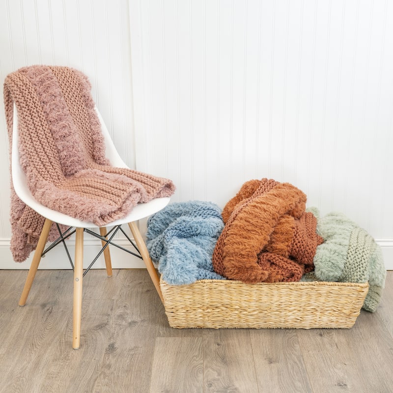 Donna Sharp Plush Knit Throw